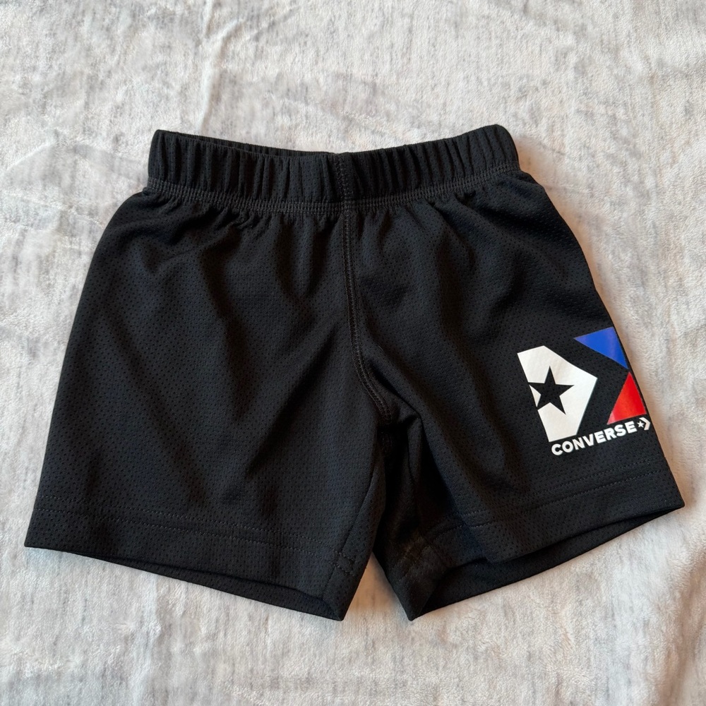 3/20$ Converse Toddler Black Shorts size 2T